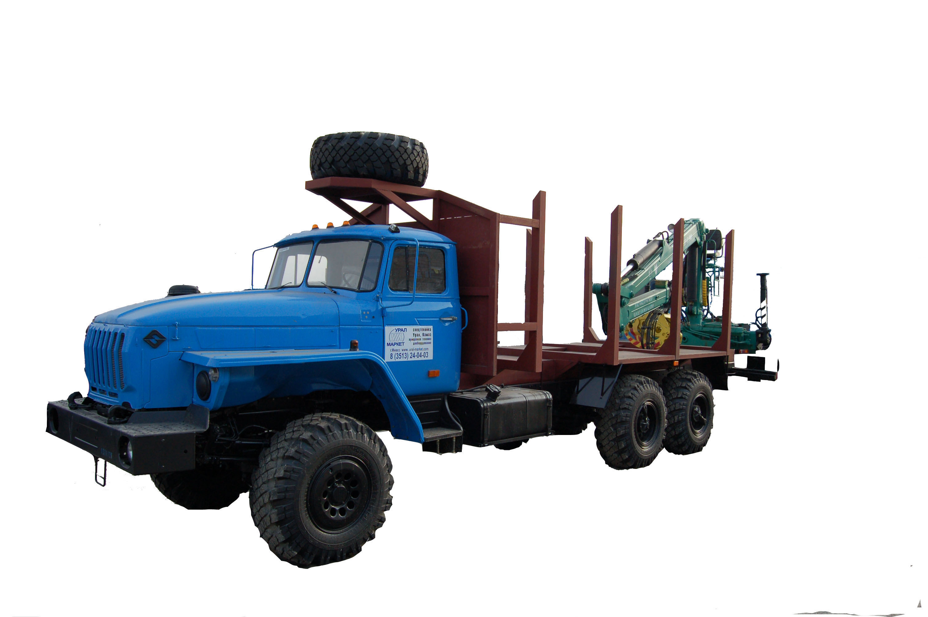 Cортиментовоз гидроманипулятором ЛВ-185-14 (Атлант-90) 4456N7-20 на шасси Урал