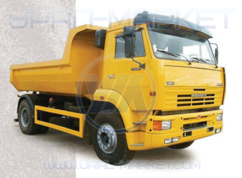 Самосвал «КамАЗ 53605» с задней разгрузкой, общий вид