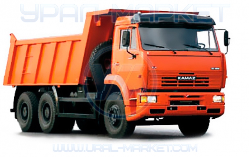 Самосвал КамАЗ 6520 с задней разгрузкой, общий вид