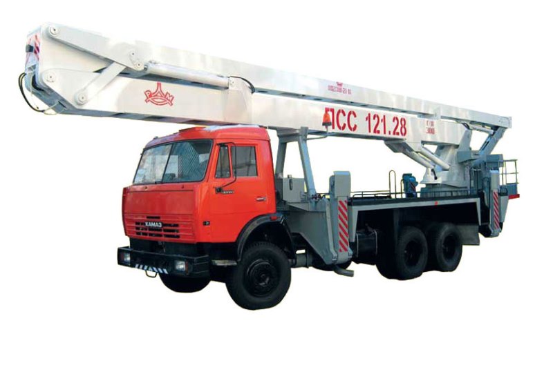 Автогидроподъемник ПCС-121.28 «КамАЗ 65115», общий вид