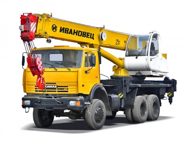 Автокран «Ивановец» 25т, общий вид