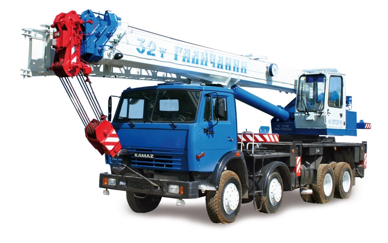 Автокран «Галичанин» 32т, общий вид