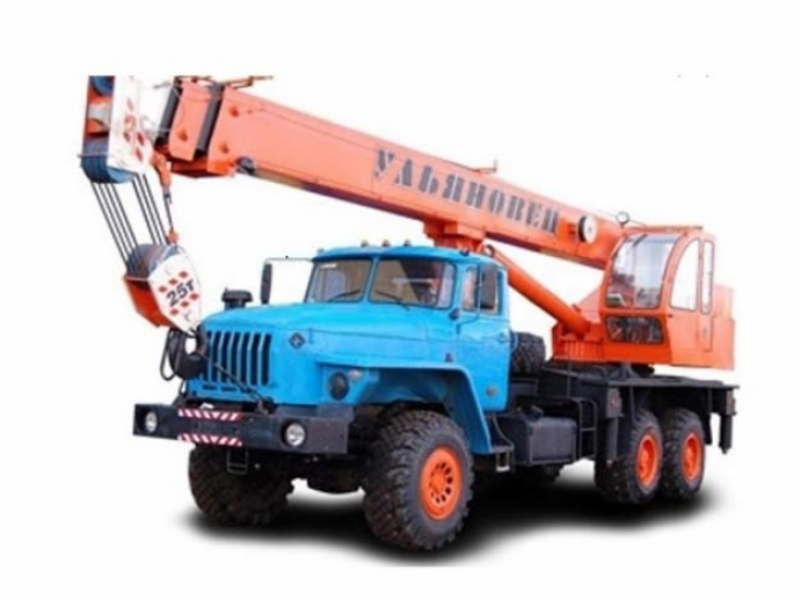 Автокран «Ульяновец» 25т, общий вид