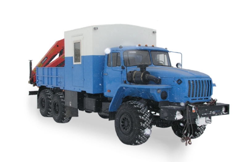 ГПА «Урал 4320» с гидроманипулятором, общий вид