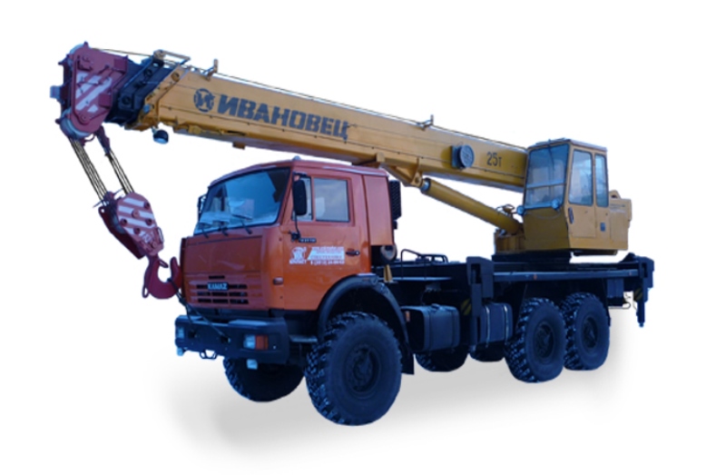Автокран «Ивановец» 25т, общий вид