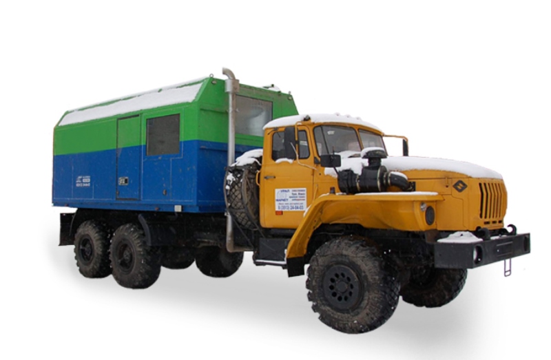 ППУА 1600/100 «Урал 4320», общий вид