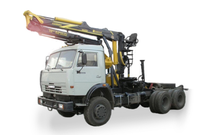 Седельный тягач «Камаз 43118» с гидроманипулятором , общий вид