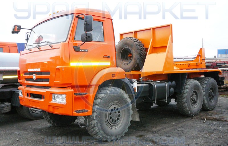 Трубовозный автопоезд «КамАЗ-43118», общий вид