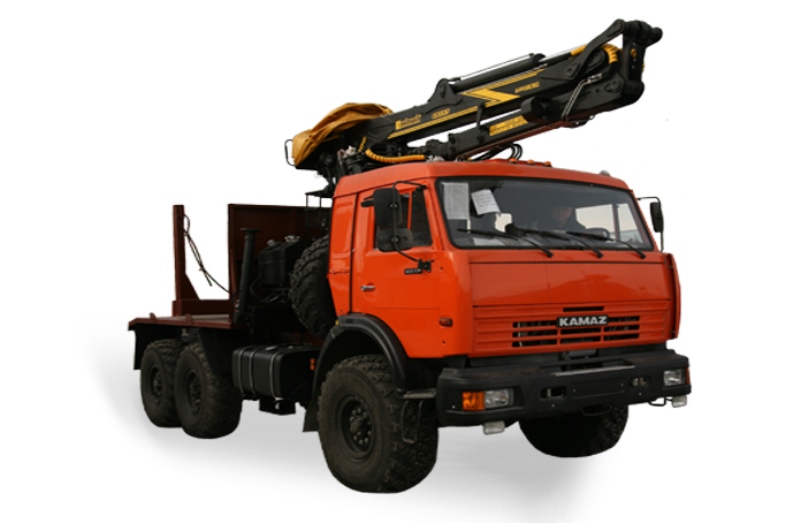 Лесовоз «КамАЗ 43118» с гидроманипулятором, общий вид
