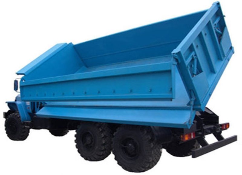 Самосвал «Урал 4320-1912-60М» с 2-х сторонней разгрузкой, вид сверху