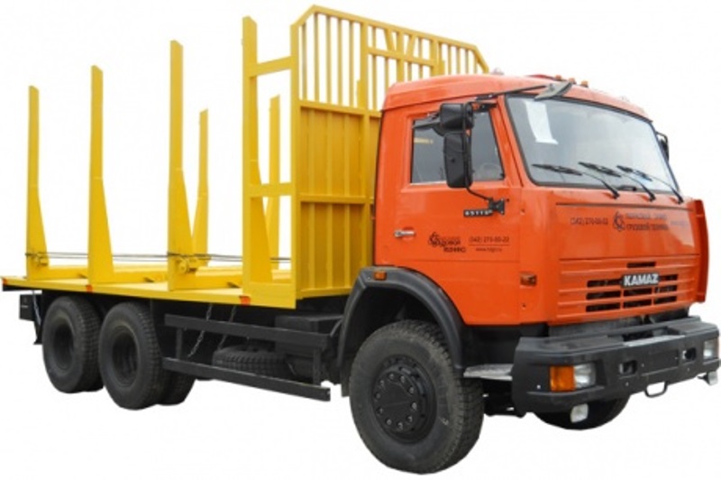 Сортиментовоз «Камаз 65225», общий вид