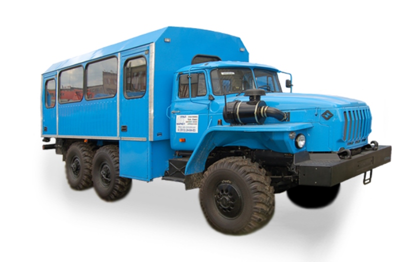 Вахтовый автобус «Урал-32551», общий вид