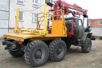 Лесовоз с гидроманипулятором ОМТЛ-70-02 4456N4-20 Урал 5557-1151-60М