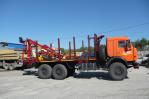 Сортиментовозный «Камаз 43118» (6749A7-10) с гидроманимулятрором, вид с боку