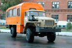 Вахтовый автобус «Урал-32552», общий вид спереди