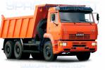 Самосвал КамАЗ 6520 с задней разгрузкой, общий вид