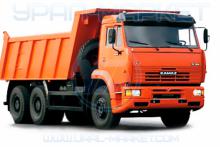 Самосвал КамАЗ 6520 с задней разгрузкой, общий вид