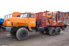 Сортиментовоз с гидроманипулятором СФ-65С 4456N7-20 на шасси Урал 4320-1912-60М