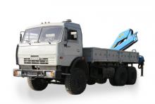 Бортовой автомобиль «Камаз 53215» с гидроманипулятором, общий вид