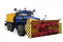 Шнекороторный снегоочиститель МКД-432069 «Урал-4320», общий вид