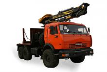 Лесовоз «КамАЗ 43118» с гидроманипулятором, общий вид