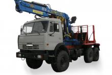 Лесовоз «КамАЗ 43118» с гидроманипулятором, общий вид